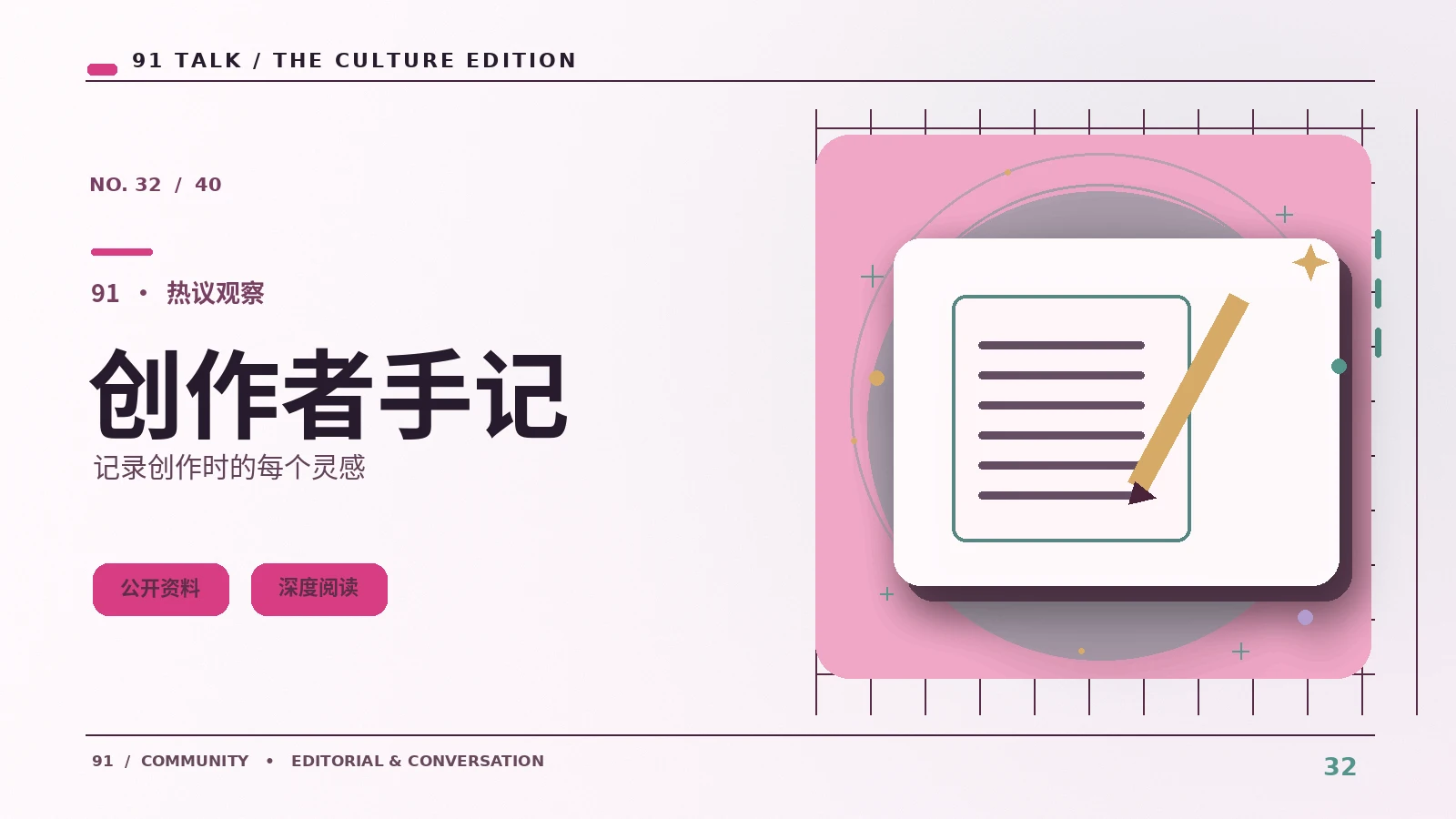 创作者档案专题封面